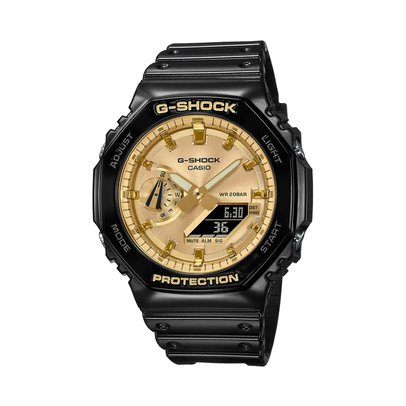 Ρολόι G-Shock Octagon GA-2100GB-1AER Μαύρο