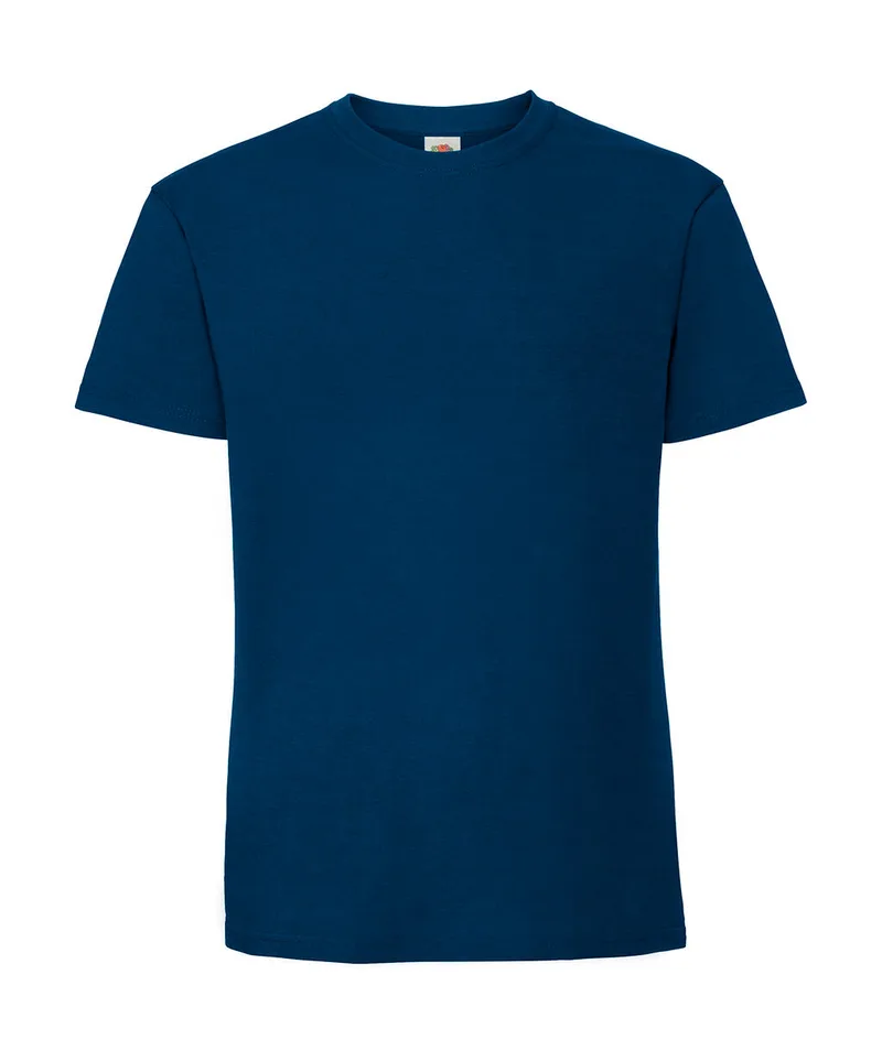 Iconic 195 Ringspun Premium T-Shirt Fruit of the Loom 61-422-0 Mountain Blue