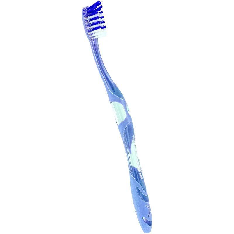 Elgydium Toothbrush Antiplaque Soft Μαλακή Οδοντόβουρτσα για Βαθύ Καθαρισμό & Απομάκρυνση Οδοντικής Πλάκας 1 Τεμάχιο - Μπλε
