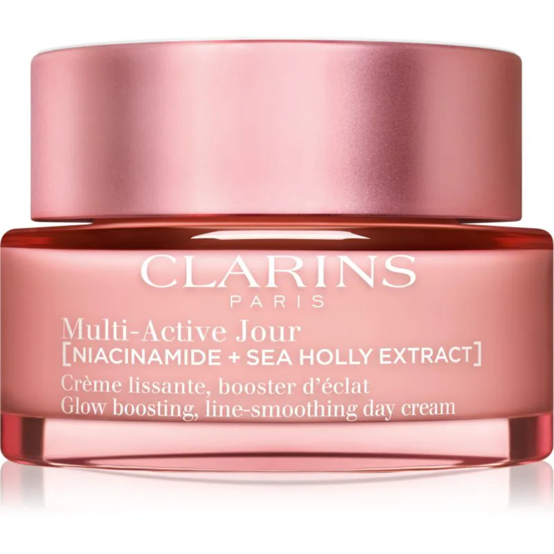 Clarins Multi-Active Day Cream All Skin Types λειαντική κρέμα για φωτεινότητα για όλους τους τύπους επιδερμίδας 50 ml
