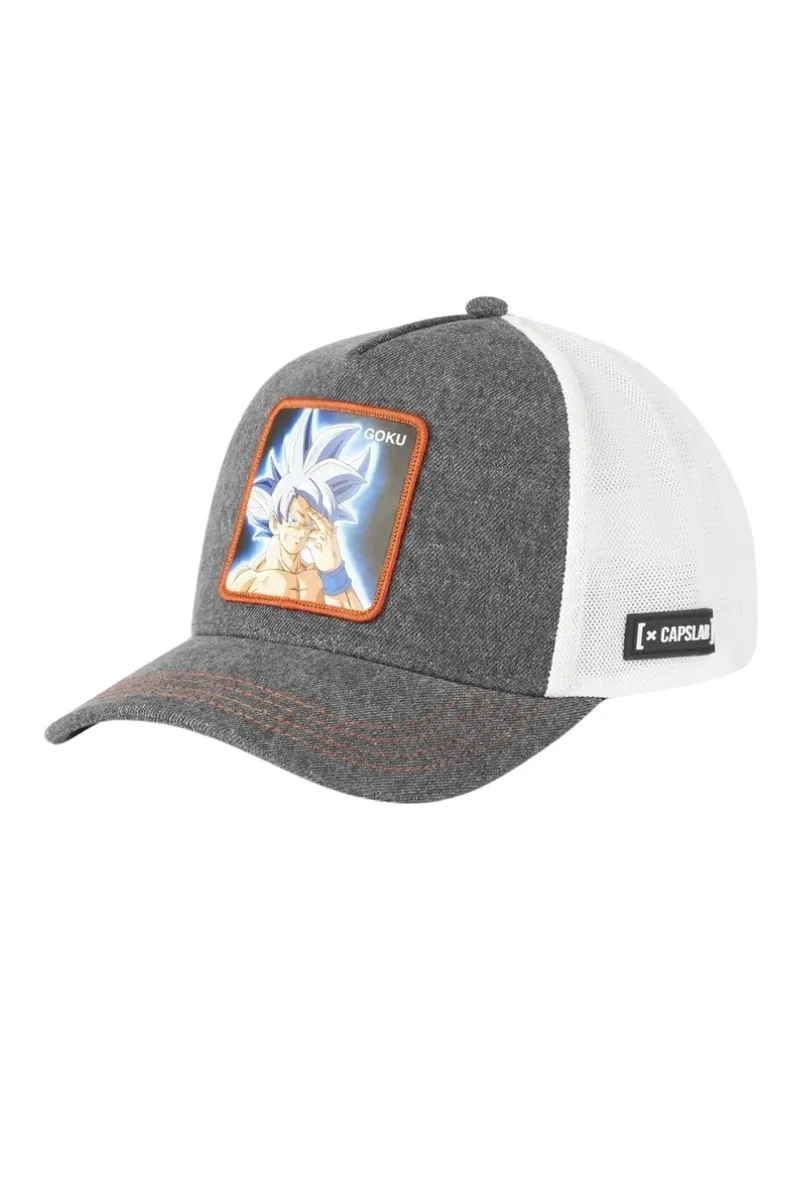 CAPSLAB Dragon Ball Trucker Καπέλο - Γκρι-CL/DBS8/1/PCT/GOK-GREY