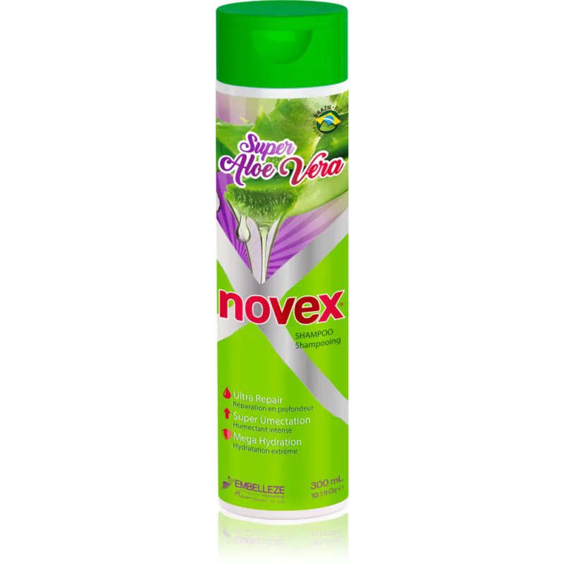 Novex Aloe Vera θρεπτικό σαμπουάν για ανανέωση και ενίσχυση των μαλλιών 300 ml