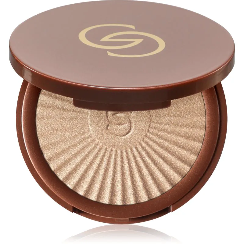 Oriflame Giordani Χρυσό Essenza αστραφτερή πούδρα μπρονζερ απόχρωση Natural Bronze 9.5 γρ