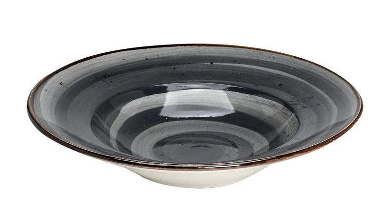 Πιάτο Σπαγγέτι Πορσελάνης Terra Grey ESPIEL 27εκ. TLG120K6 (Σετ 6 Τεμάχια) (Υλικό: Πορσελάνη, Χρώμα: Μαύρο, Μέγεθος: Μεμονωμένο) - ESPIEL - TLG120K6