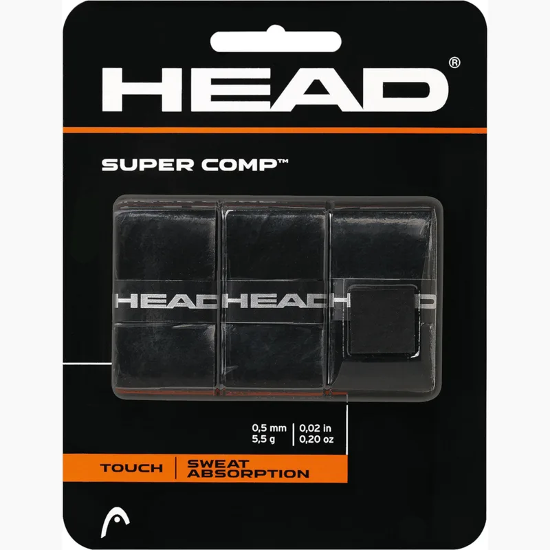 Head Super Comp Tennis Overgrips x 3
