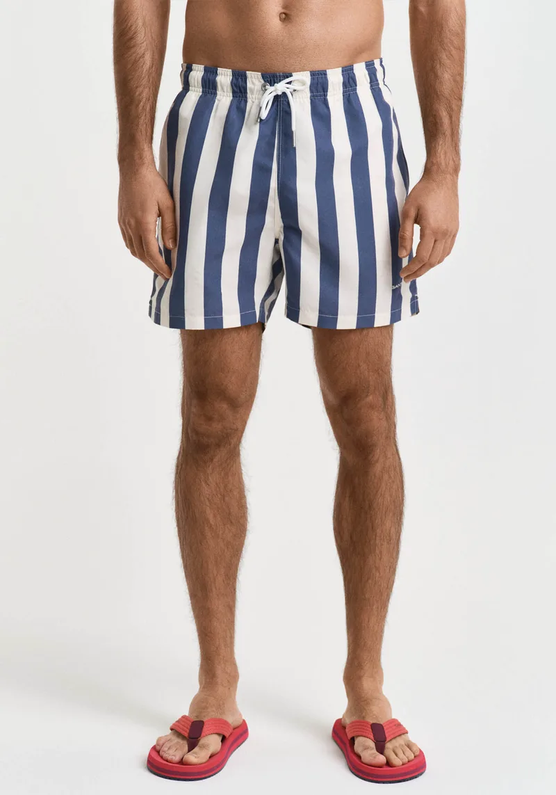 GANT Μαγιό της σειράς Block Stripe - 922516006 401 Dusty Navy