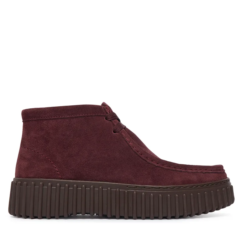 Μποτίνια Clarks Torhill Moss 26329426 Μπορντό
