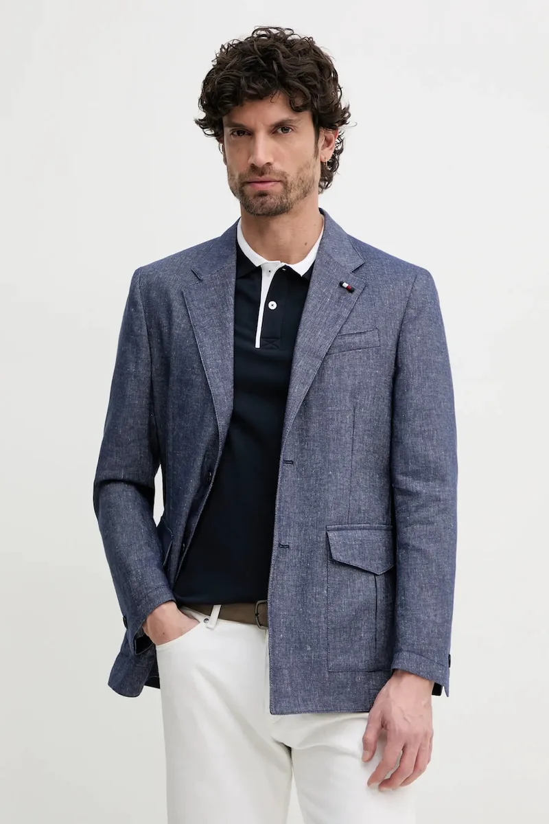 Λινό πανωφόρι Tommy Hilfiger
