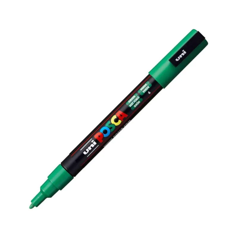 Μαρκαδόρος Posca Fine PC-3M Green 1.3mm Uni-Ball