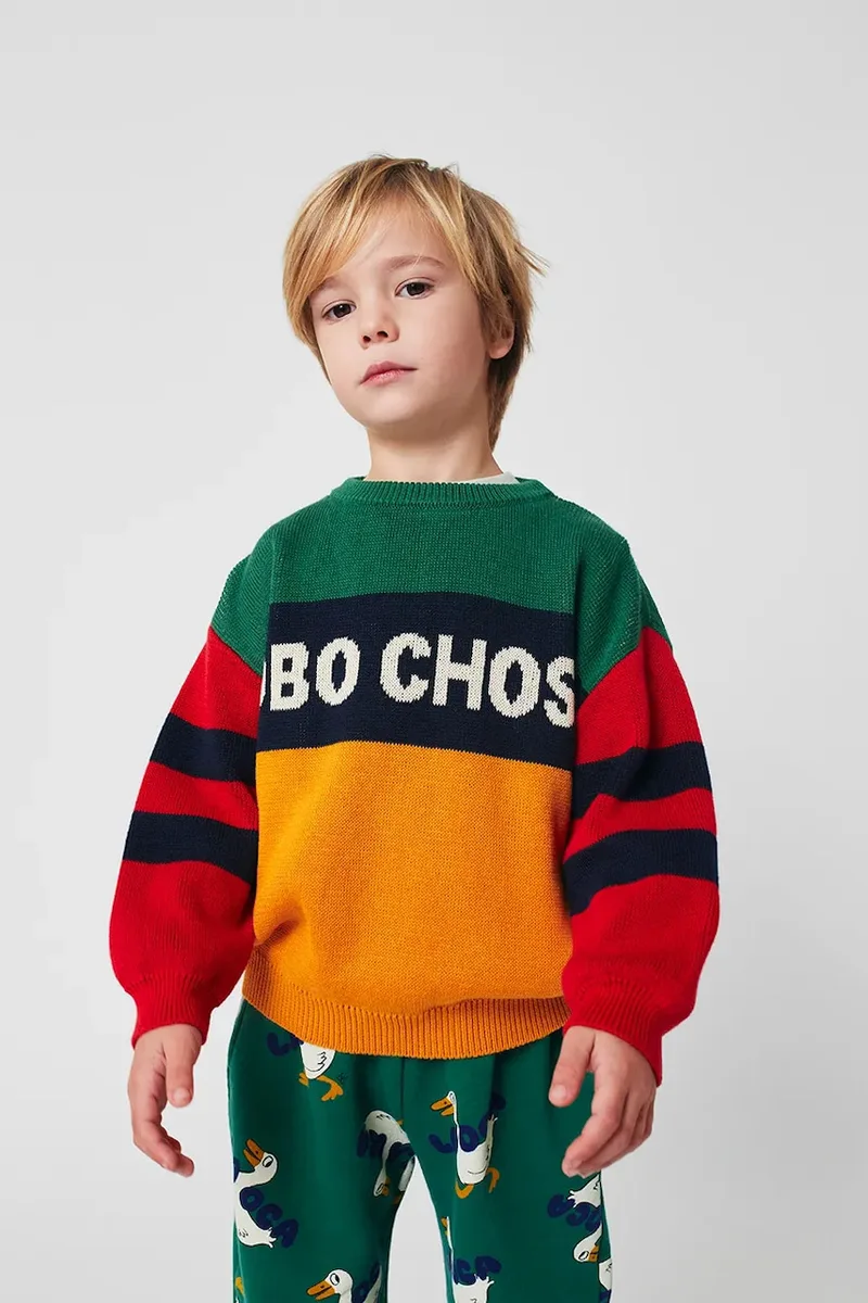 Παιδικό βαμβακερό πουλόβερ Bobo Choses