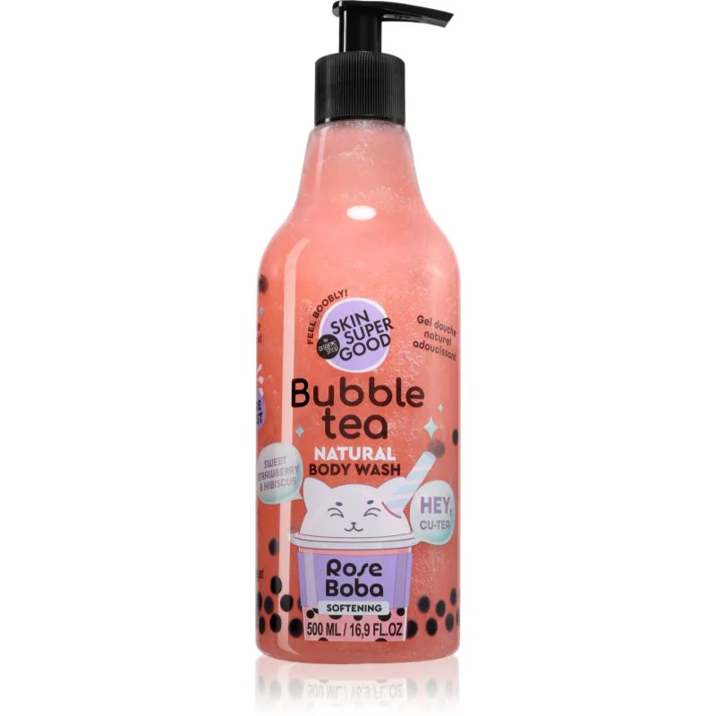 Organic Shop Skin Super Good Bubble Tea απαλυντικό τζελ για ντους 500 ml
