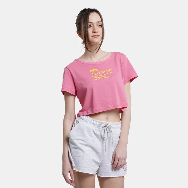 BodyTalk Dictionary Γυναικείο Cropped T-Shirt (9000101219_54598)