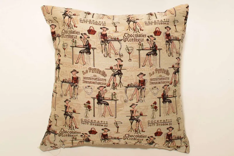 Μαξιλαροθήκη Διακόσμησης Silk Fashion Ladies 45x45