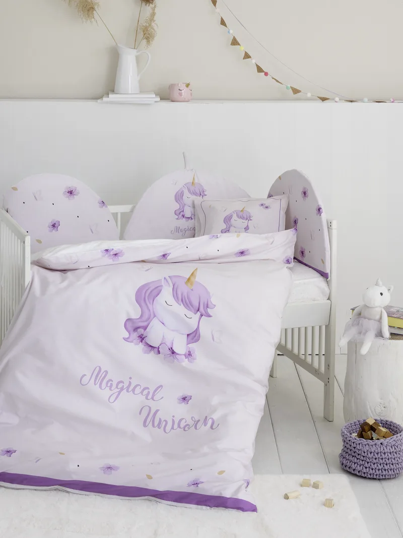 Σετ Παπλωματοθήκη Κούνιας Nima Magical Unicorn 110x145