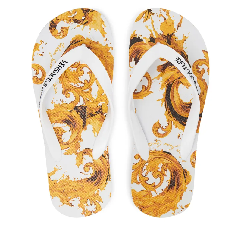 Σαγιονάρες Versace Jeans Couture 80VA3SQ7 ZSS80 Λευκό