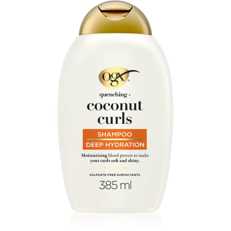 OGX Coconut Curls σαμπουάν για σπαστά και σγουρά μαλλιά 385 ml