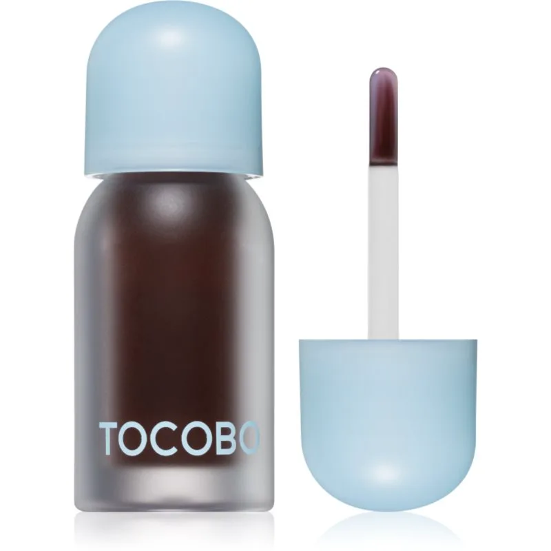 TOCOBO Juicy Berry Plumping Lip Oil λάδι με χρώμα για τα χείλη για αύξηση του αποτελέσματος απόχρωση 03 Black Cherry 4 γρ