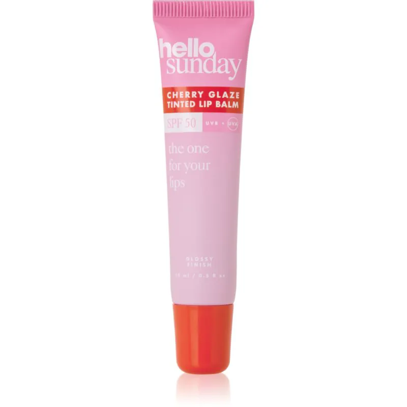 hello sunday the one for your lips tinted lip balm βάλσαμο για τα χείλη με χρώμα SPF 50 απόχρωση 15 ml