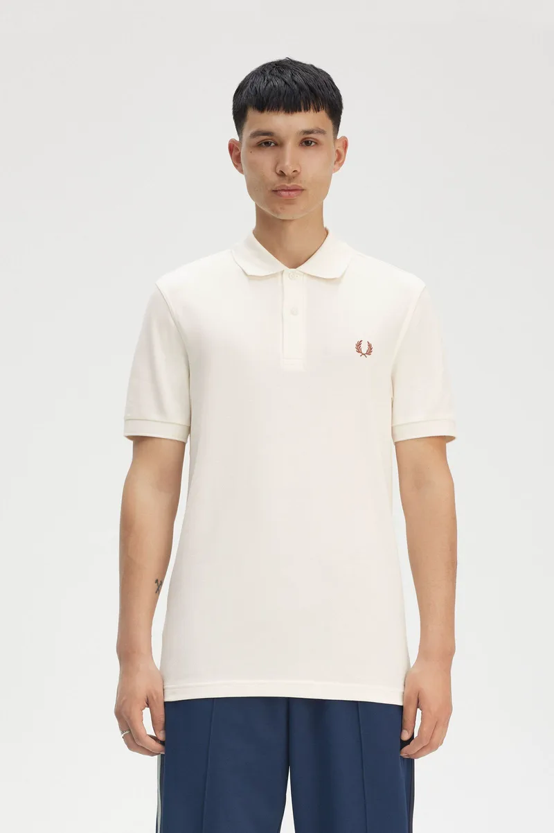 Ανδρικό Polo Plain Fred Perry Shirt M6000-Y45 Εκρού