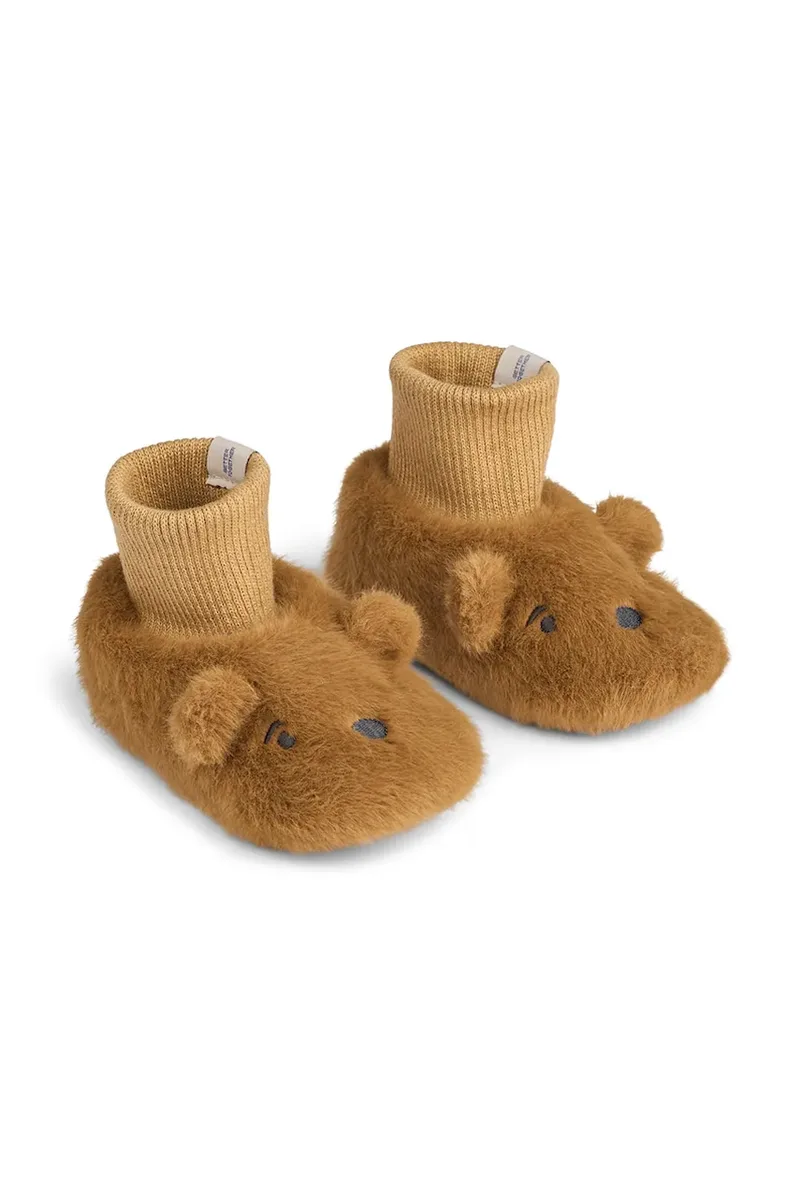 Liewood παντόφλες βρεφικές Beth Bear Plush Slipper