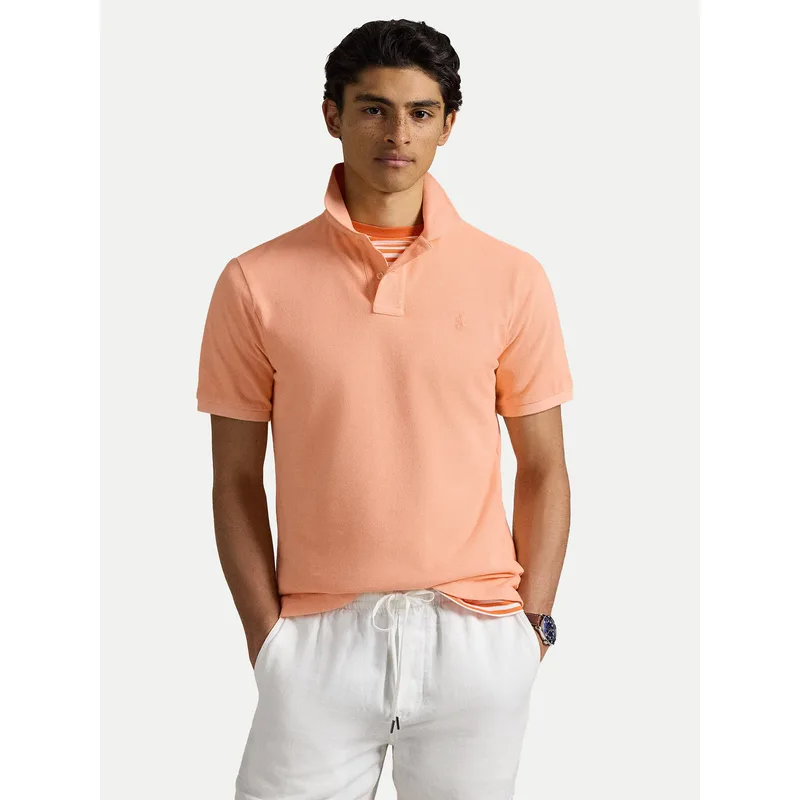 Polo Ralph Lauren Polo 710969626004 Πορτοκαλί Custom Slim Fit