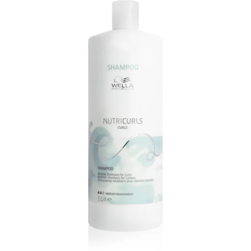 Wella Professionals Nutricurls Curls Ελαφρώς μικυλλιακό σαμπουάν για σγουρά μαλλιά 1000 ml