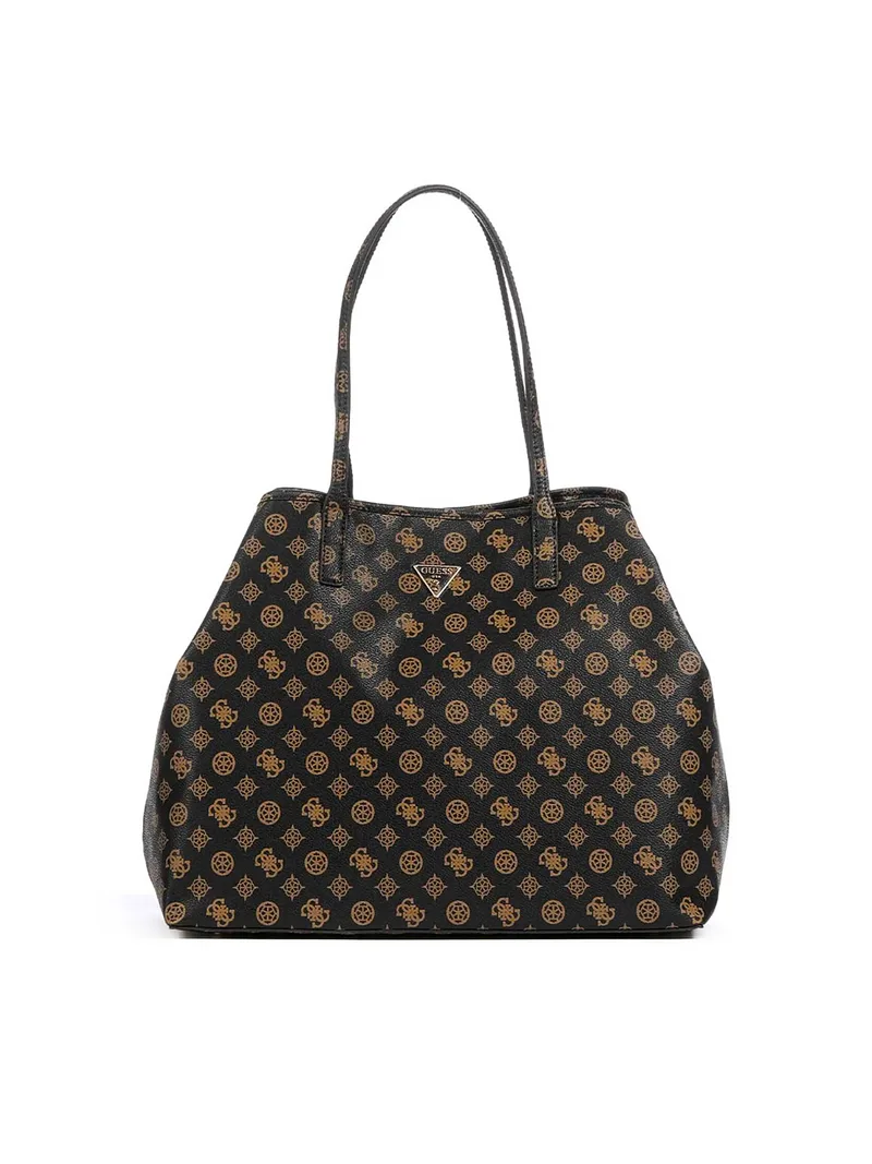 GUESS ΓΥΝΑΙΚΕΙΑ ΤΣΑΝΤΑ VICTTORIA LRG 2 IN 1 TOTE HWEPQ951429 BROWN