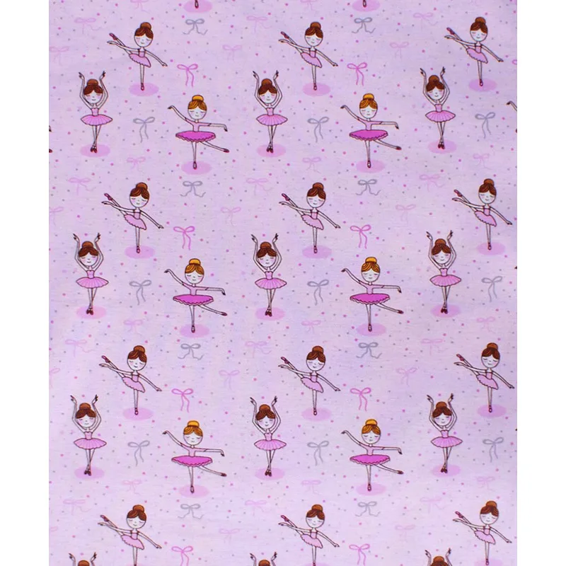 Φανελένιο Σεντόνι Λίκνου 80x110 Dimcol Ballerina 167 Lilac