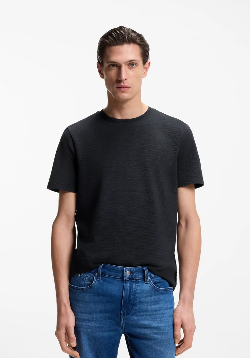 BOSS Κοντομάνικη T-shirt Tiburt 240 - 50452680 404 Dark Blue