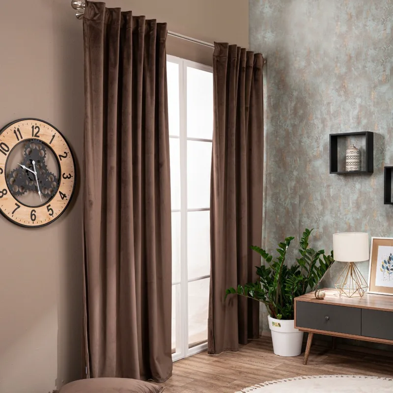 Κουρτίνα Με Τρέσα 140X260 Teoran Velvet 3 (140x260)