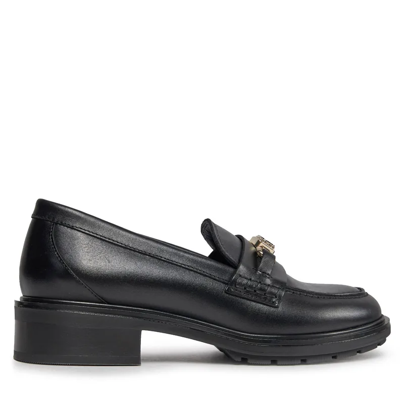 Loafers Tommy Hilfiger Th Hardware Loafer FW0FW07765 Μαύρο