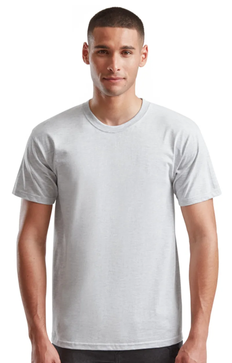 T-Shirt 61-422-0 Fruit of the Loom Ringspun Premium Iconic 195 Heather Grey