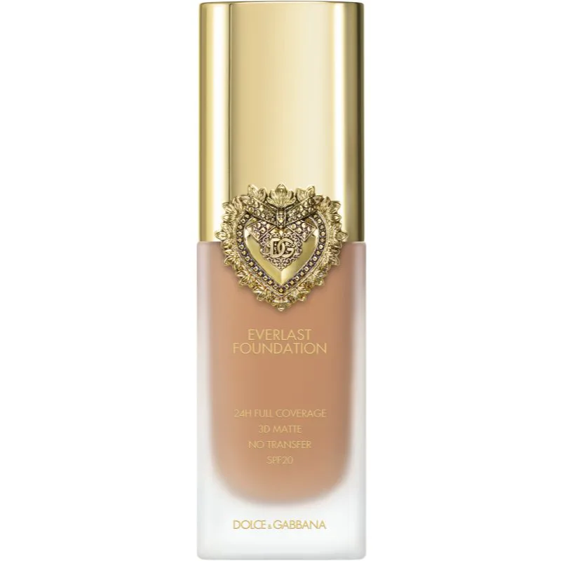 Dolce&Gabbana Flawless Everlast Foundation εντατικά καλυπτικό μακιγιάζ μακράς διαρκείας SPF 20 απόχρωση 19W Medium 27 ml