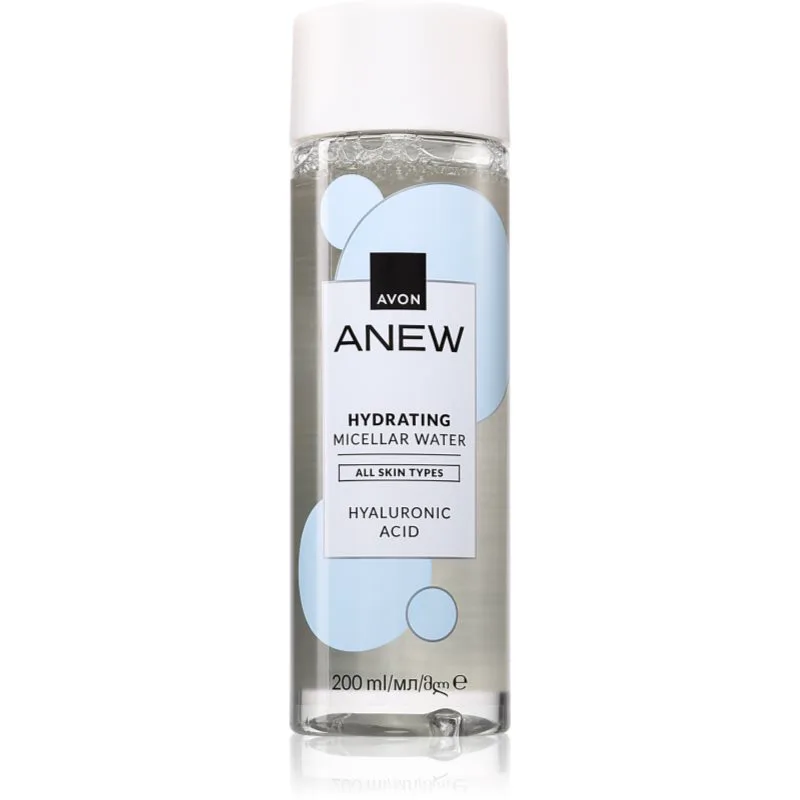 Avon Anew Hyaluronic Acid μικυλλιακό νερό με ενυδατικό αποτέλεσμα 200 ml