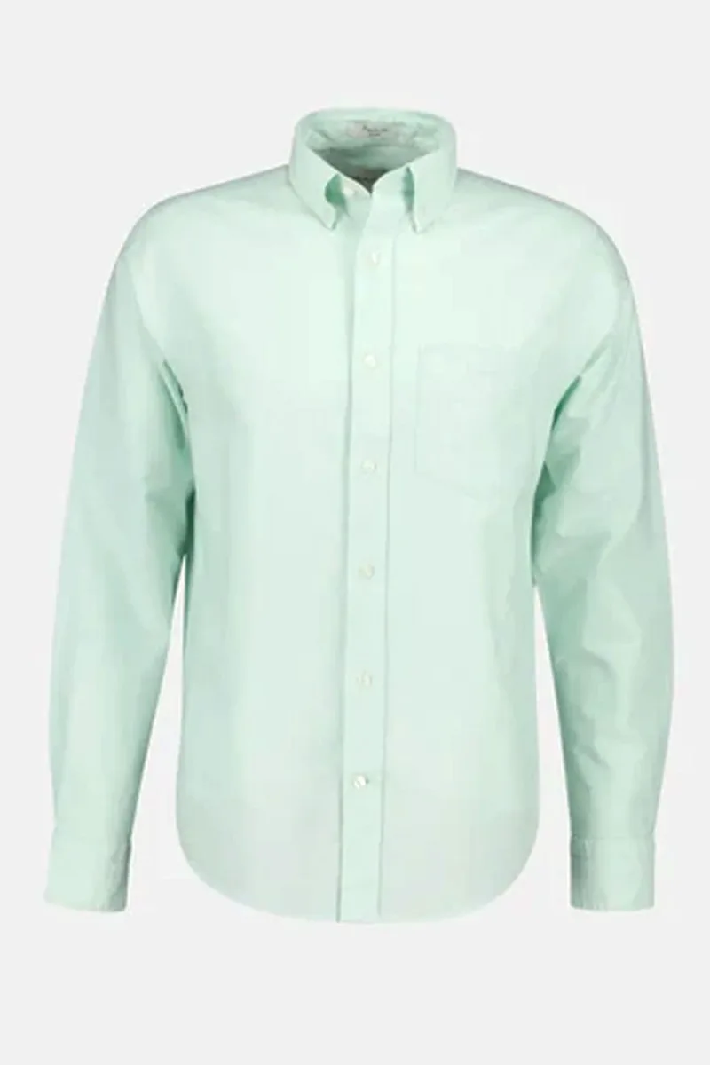 GANT ΠΟΥΚΑΜΙΣΟ REGULAR FIT ΜΙΚΡΟΣΧΕΔΙΟ MENTA
