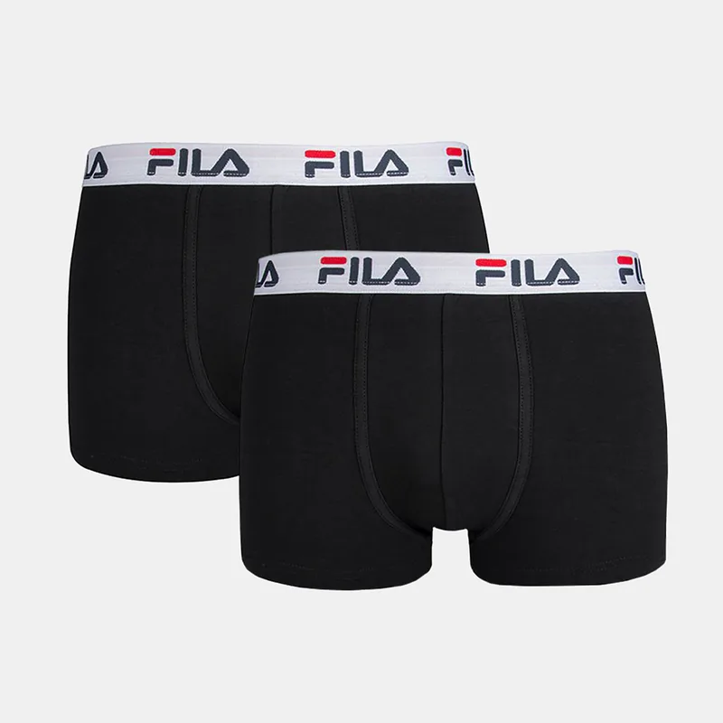 FILA URBAN BOXER 2PACK ΜΑΥΡΟ