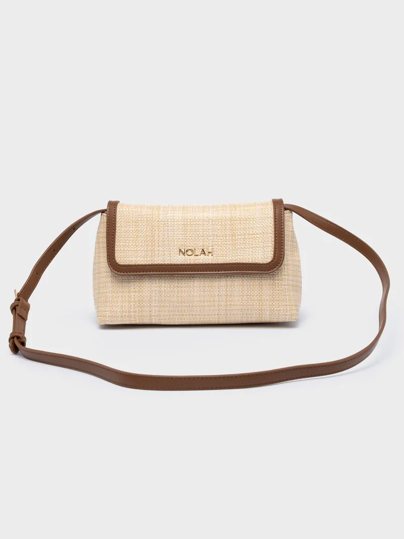 NOLAH ΓΥΝΑΙΚΕΙΑ ΤΣΑΝΤΑ PLAYA BEIGE DARK BROWN