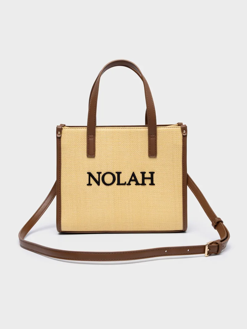 NOLAH ΓΥΝΑΙΚΕΙΑ ΤΣΑΝΤΑ TULUM YELLOW DARK BROWN
