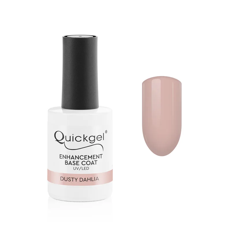 Quickgel Enhancement Base Coat - Dusty Dahlia - 15ml