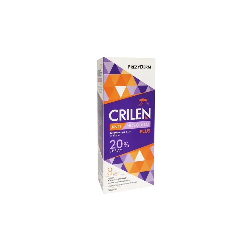 Frezyderm Crilen Εντομοαπωθητικό Spray Plus 20%, 100ml