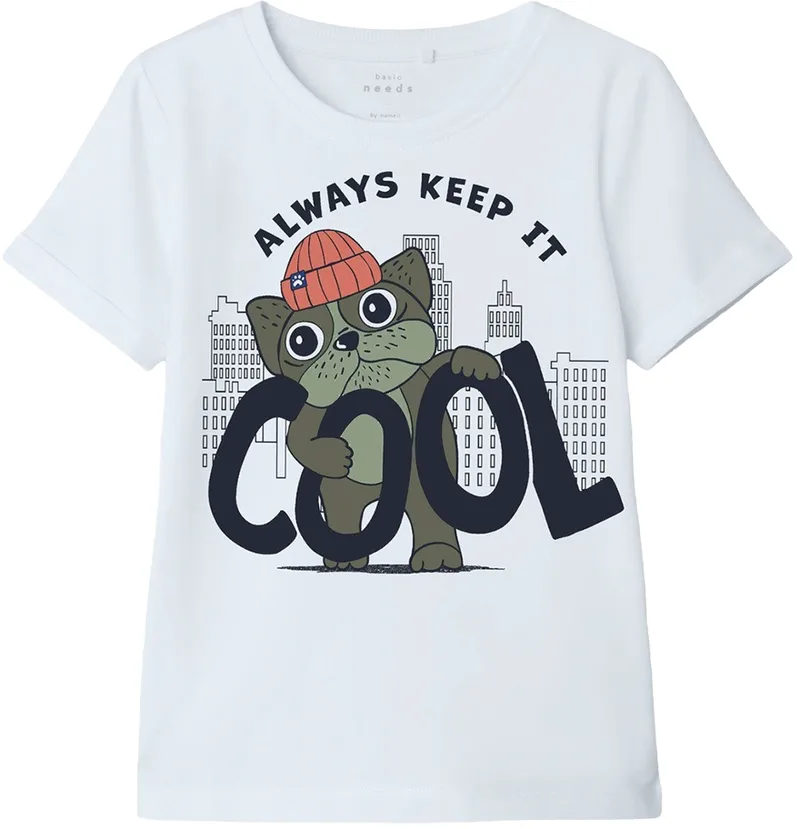 T-SHIRT NAME IT 13214988 NMMVUX ΛΕΥΚΟ (92 CM)-(2 ΕΤΩΝ)