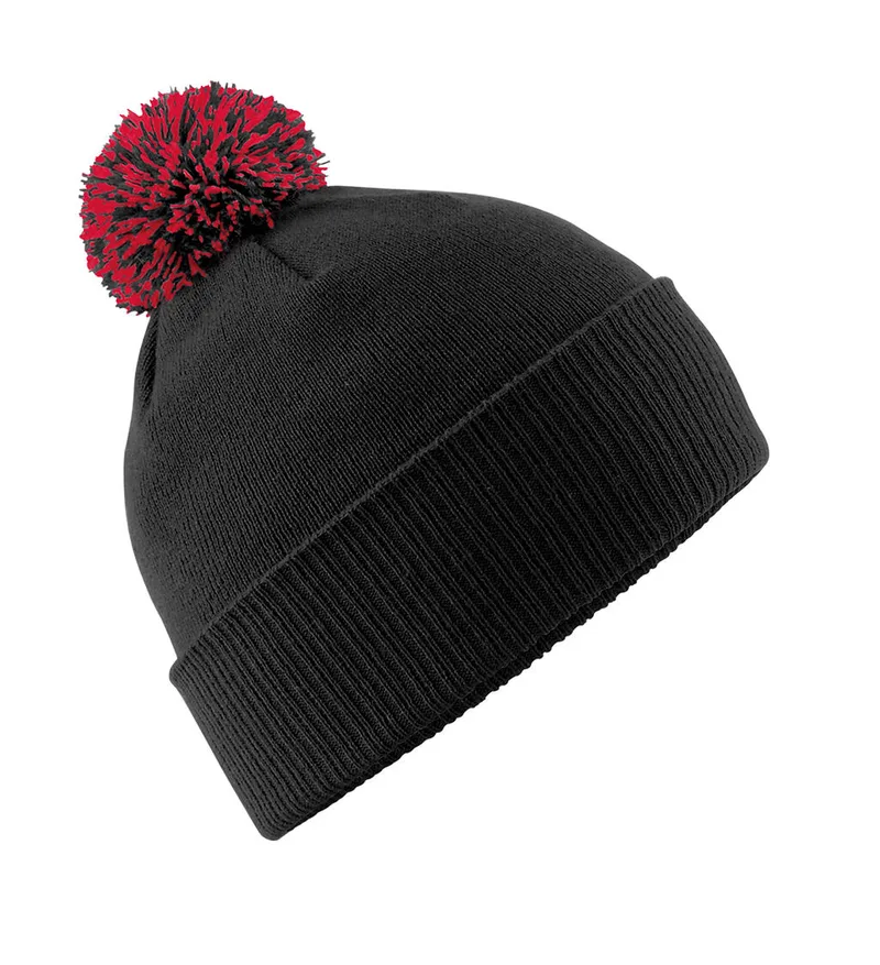 Σκούφος Snowstar B450 Beechfield Black/Classic Red