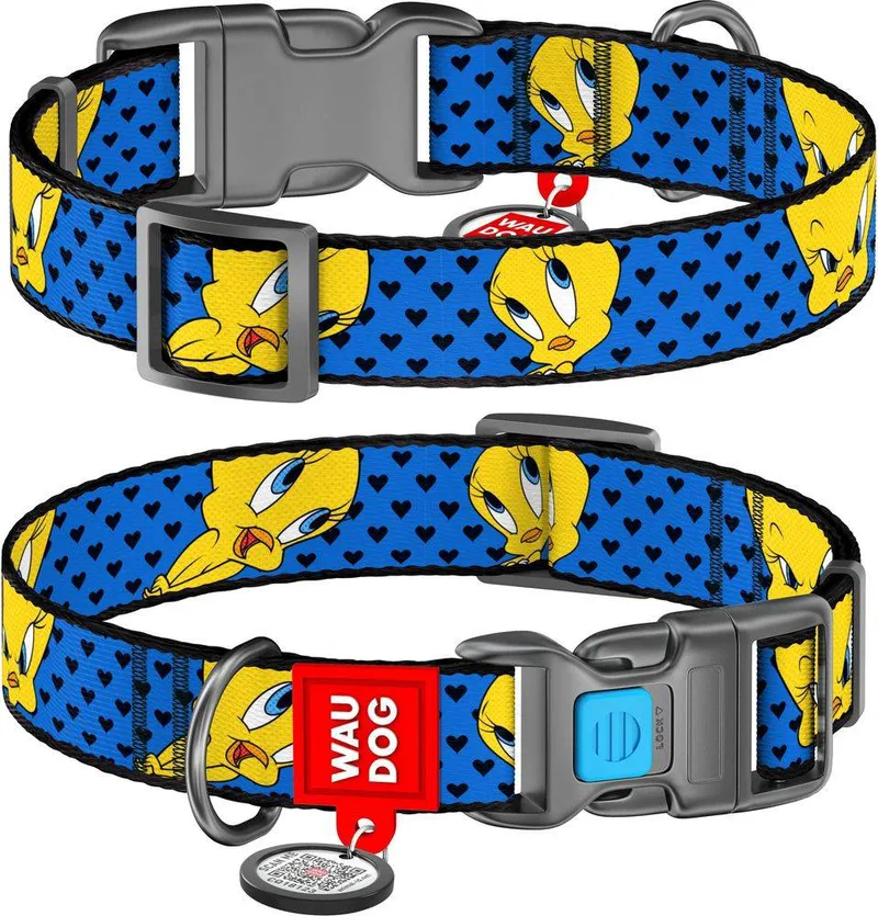 ΠΕΡΙΛΑΙΜΙΟ WAUDOG LOONEY 4 PLASTIC FASTEX (15MM / 23-35CM)