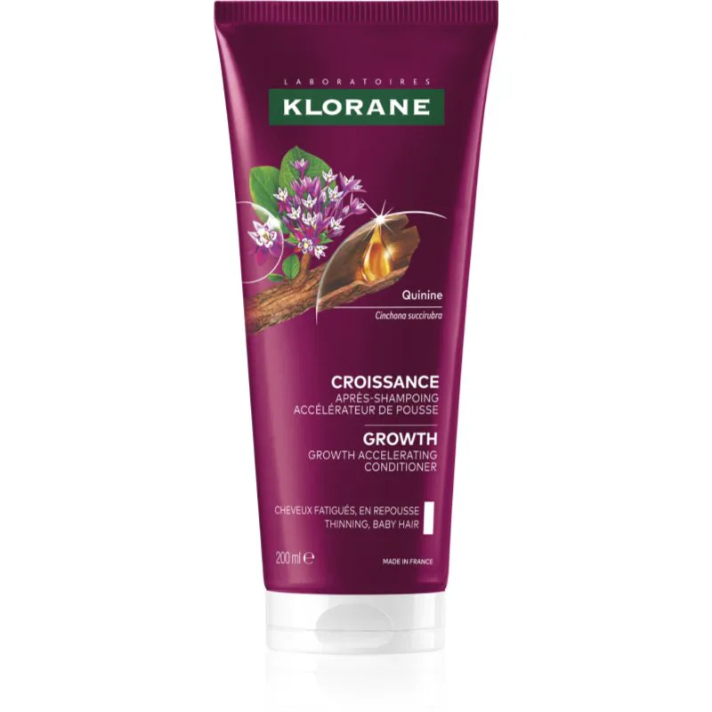 Klorane Quinine Growth Accelerating Conditioner κοντίσιονερ για ανάπτυξη μαλλιών και ενίσχυση ριζών 200 ml