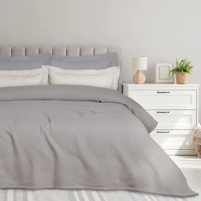 Κουβέρτα Πικέ King Size Das Home 0496 Grey 240x260