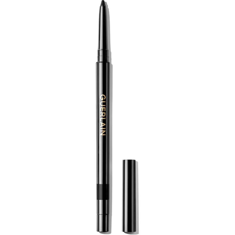 GUERLAIN The Eye Pencil μακράς διαρεκίας μολύβι για τα μάτια αδιάβροχο απόχρωση 01 Black Ebony 0,35 γρ