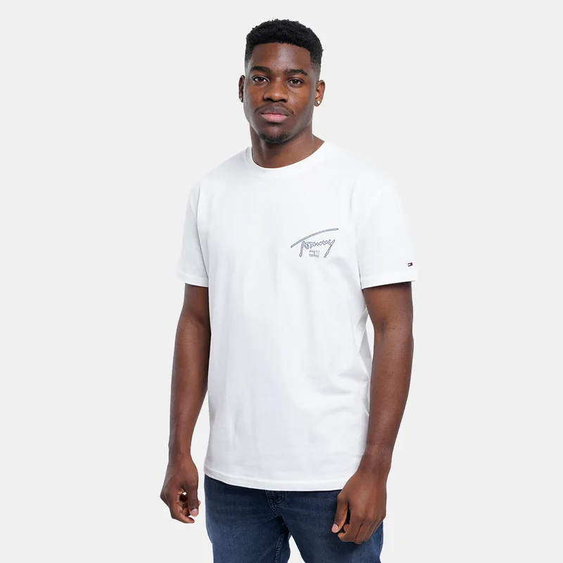 Tommy Jeans Sign Backprint Ανδρικό T-Shirt (9000263623_6212)