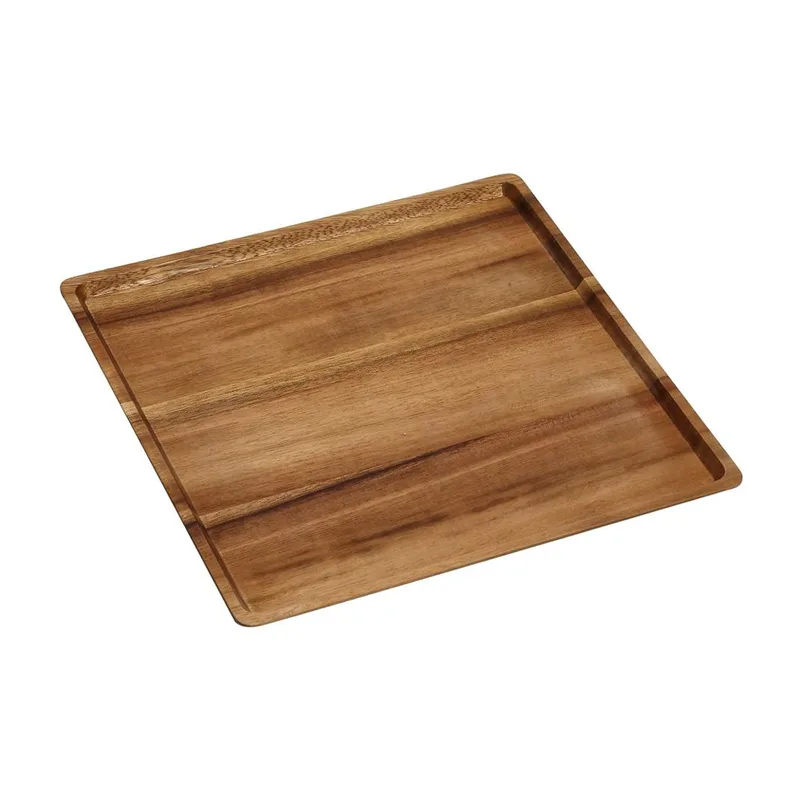Δίσκος Τετράγωνος Ξύλινος ESPIEL 30x1,5εκ. BAG109 (Υλικό: Ξύλο) - ESPIEL - BAG109