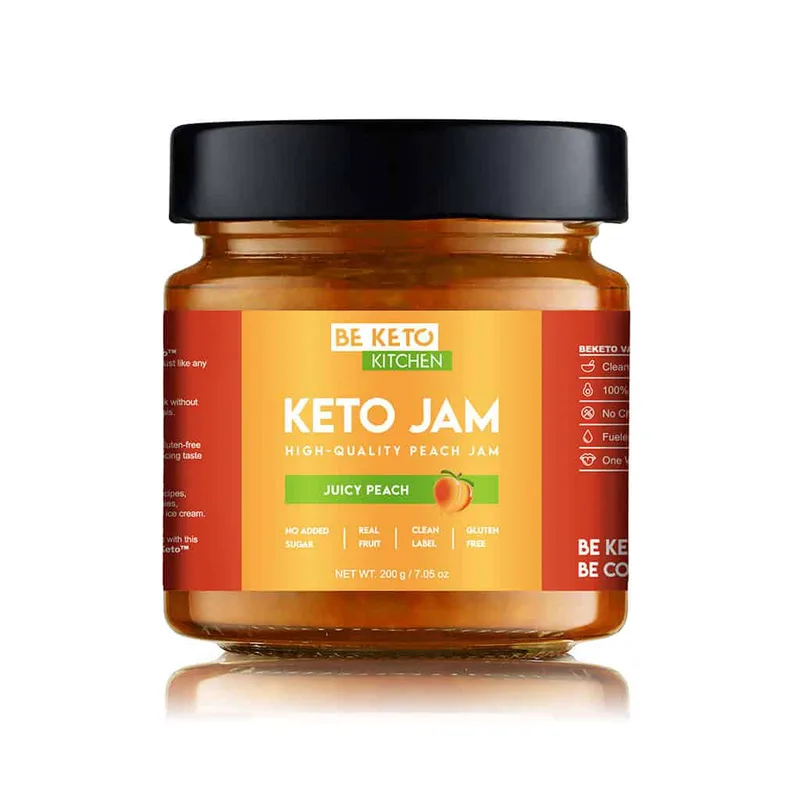 Beketo Κέτο Μαρμελάδα Ροδάκινο (Juicy Peach) Χωρίς Ζάχαρη (200g)