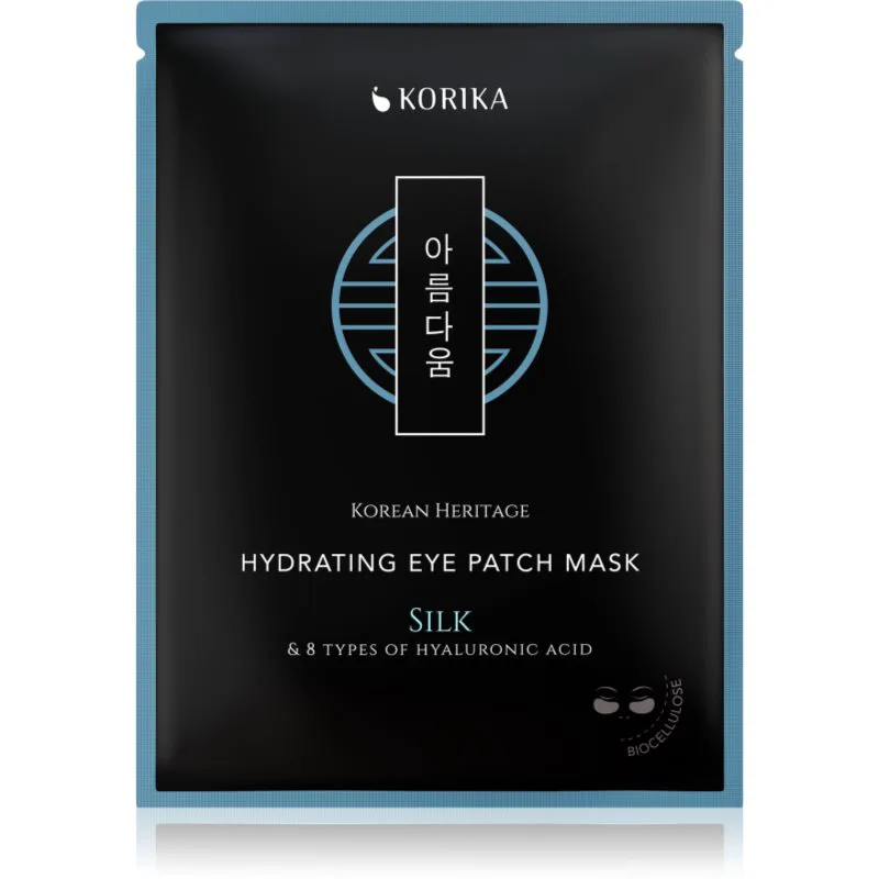 KORIKA Korean Heritage Silk & 8 Types of Hyaluronic Acid Hydrating Eye Patch Mask ενυδατική μάσκα Γύρω από τα μάτια 2 τμχ